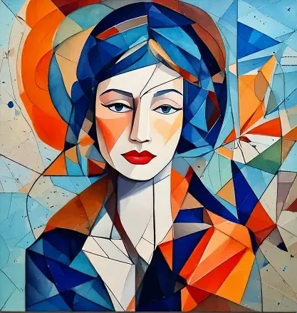 Rezepte fuers leben frau abstrakt